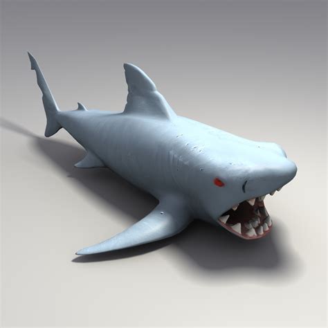 3d Model Toy Rubber Shark