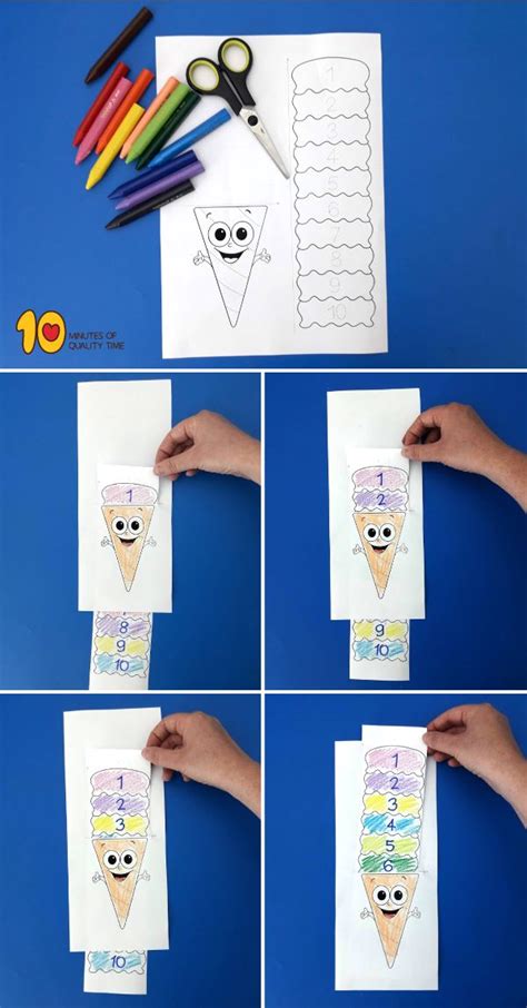 math  kindergarten count  ice cream scoops counting
