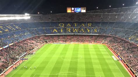 Ein echtes eintauchen in die welt der blaugranas. timelapse fc barcelona camp nou stadion getting empty ...