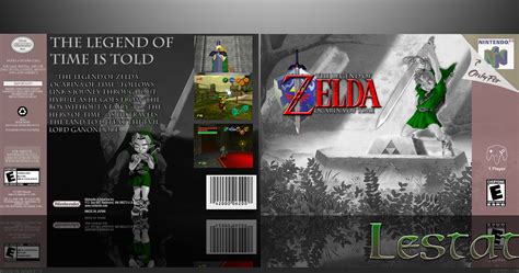 The Legend Of Zelda Ocarina Of Time Nintendo 64 Box Art