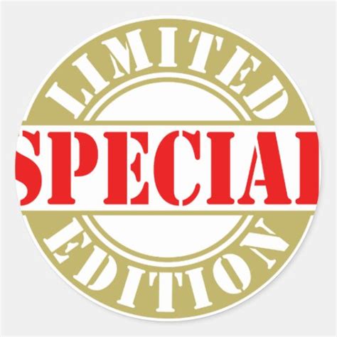 Limited Edition Specialpng Round Sticker