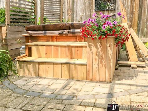 Diy Hot Tub Steps Diys Urban Decor