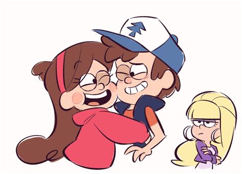 Mabel Pines Dipper Pines And Pacifica Northwest Gravity Falls Drawn