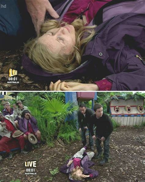 I M A Celebrity Gillian Mckeith Faints Again This Time Before A Bushtucker Trial Ok