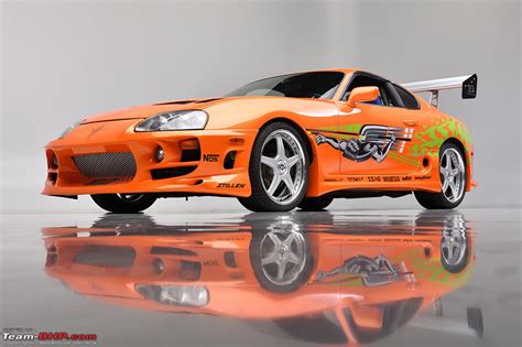 Paul Walkers Iconic Orange Supra From The Fast And Furious Franchise Up