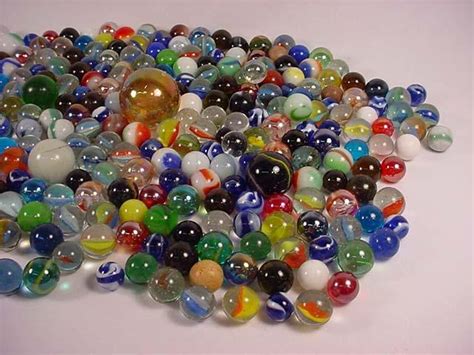Large Lot Of Vintage Marbles Incl Shooters