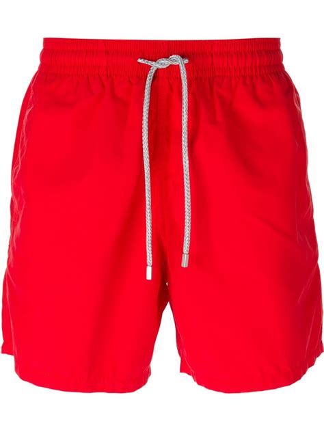 Vilebrequin Red Classic Swim Shorts For Men Lyst