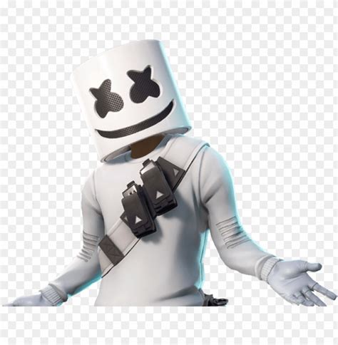 Marshmello 1 - Marshmello Skin Fortnite PNG Transparent With Clear