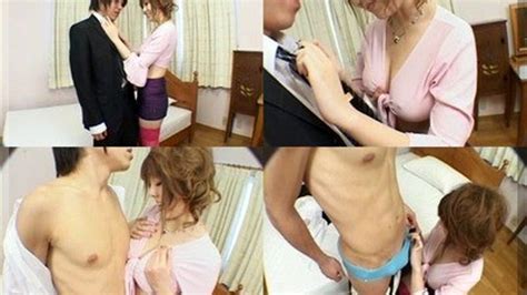 Japanese Cfnm Handjobs And Blowjobs Handcuffed Naked Man Experiences Blow Job From Topless