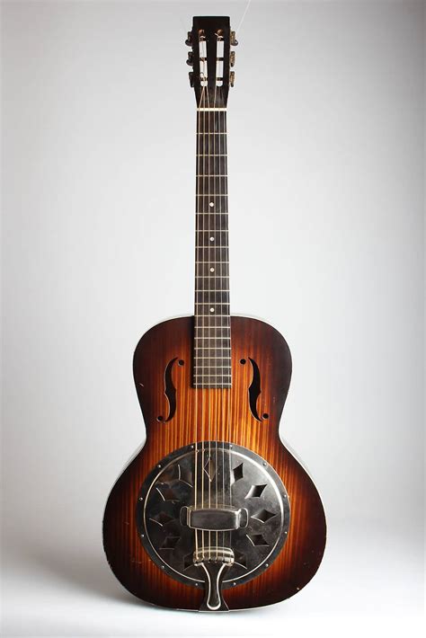 Model 5 Resophonic Guitar, made by Dobro/Regal (1939), | Reverb