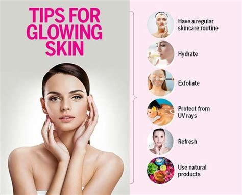 Easy Best Routine Tips For Glowing Skin Glowing Skin Glowing