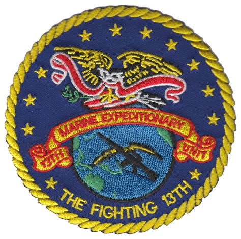 Officially Licensed Usmc 13th Meu Standard Full Color Patch