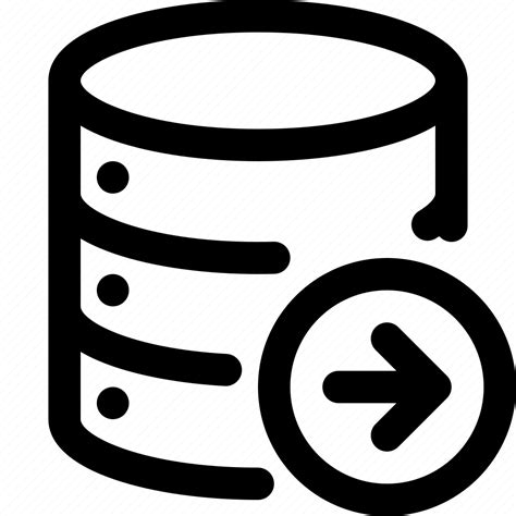 Data Database Export Export Database Server Storage Transfer Icon