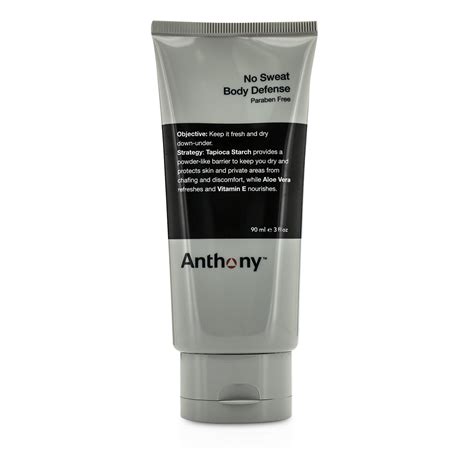 Anthony Logistics For Men No Sweat Body Defense 90ml 3oz Fresh Beauty Co