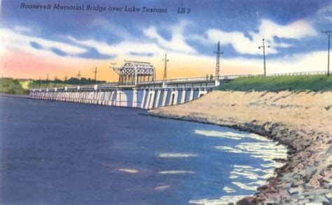 Roosevelt Memorial Bridge Lake Texoma Ok