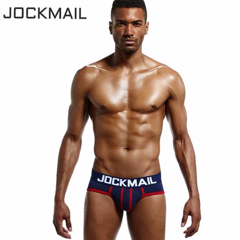 Jockmail Brand Men Underwear Briefs Cotton Sexy U Convex Calzoncillos