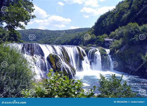 Waterfallstrbacki Buk Stock Photo Image Of Online Houses 98540396