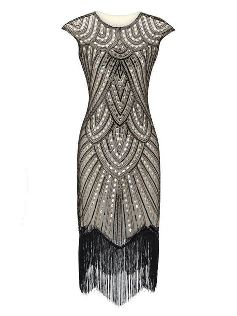 flapper gatsby erma dress prom fringe dress 1920s vintage etsy