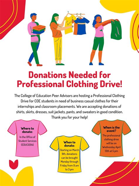 Donations For Professional Clothing Drive Umd College Of Education