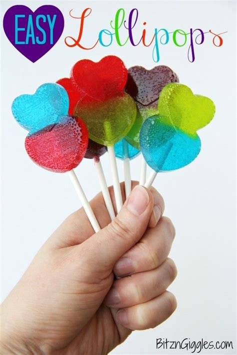 Easy Lollipops Recipe Lollipop Recipe Lollipop Homemade Lollipops