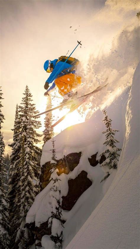 Skiing Iphone Wallpaper