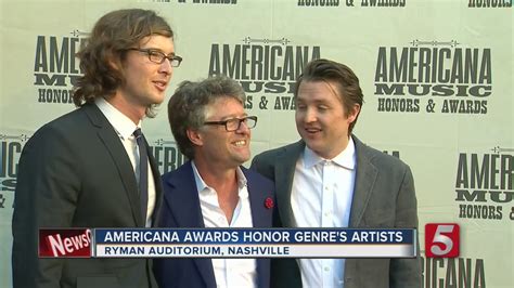 Artists Musicians Honored At Americana Music Awards Youtube