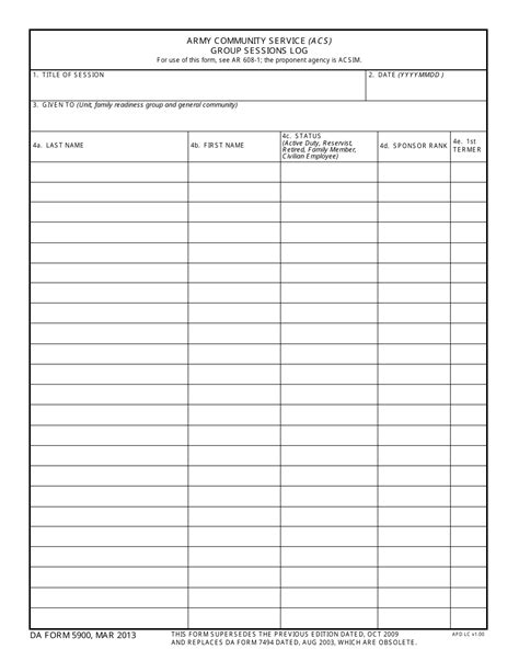 Da Form 5900 Fill Out Sign Online And Download Fillable Pdf