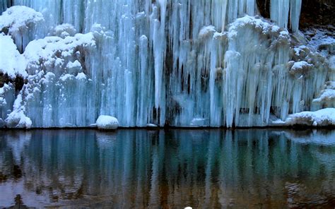 Ice Falls Desktop Background Wallpaper 86533 2560x1600 Winter