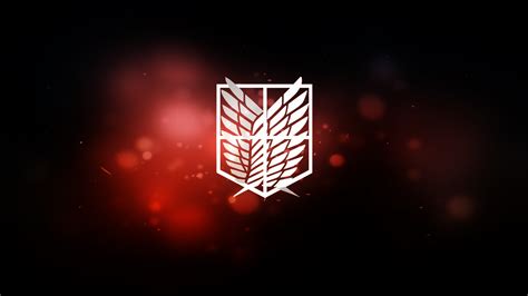 The action in attack on titan / a.o.t. Anime Attack On Titan Emblem Scouting Legion Wallpaper | Papel de parede geek, Wallpapers para ...