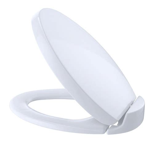Toto Oval Softclose Elongated Closed Front Toilet Seat In Cotton White