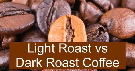 Light Roast Vs Dark Roast Coffee Beans What Are The Differences