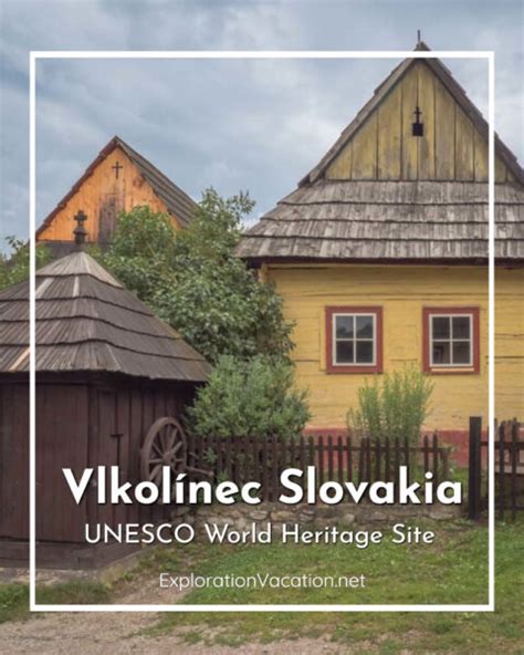 Vlkolínec Unesco World Heritage Site In Slovakia A Modern Medieval