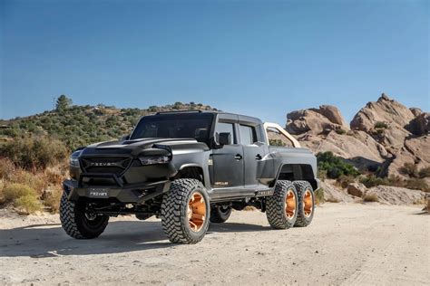 Rezvani Hercules 6x6 Pickup Truck Fully Revealed With Up To 1300 Hp