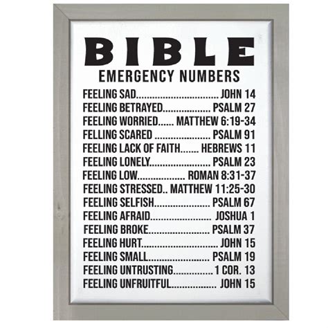 Bible Emergency Numbers Phone God Jesus Religious Entryway Rustic