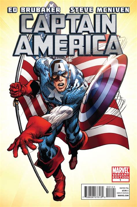 Review Captain America 1 By Ed Brubaker And Steve Mcniven Inside Pulse