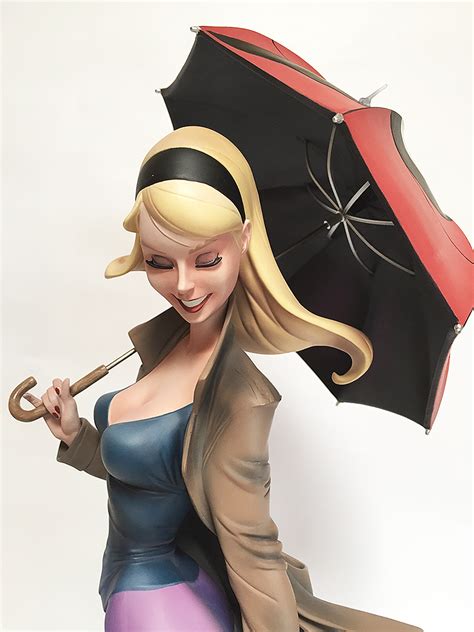 J Scott Campbell Gwen Stacy Polystone Statue By Sideshow Collectibles