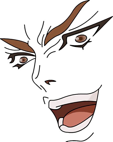 Anime Face Png Graphic Black And White Kono Dio Da Clipart Full