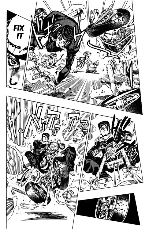 Josuke Higashikata Manga Panel Jojos Bizarre Adventure Jojos