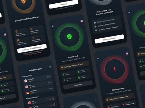 Vpn Mobile App By Ivan Vasilchenko On Dribbble