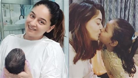 Mahhi Vij Is A Happy Mommy Of Two Gorgeous Daughters Shares A Cute Picture With Them Father