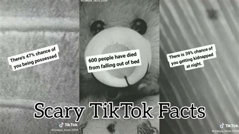 Scary Tiktok Facts Tiktok Compilation Youtube