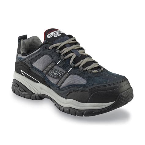 Skechers Work Mens Grinnel Relaxed Fit Composite Toe Work Shoe 77013