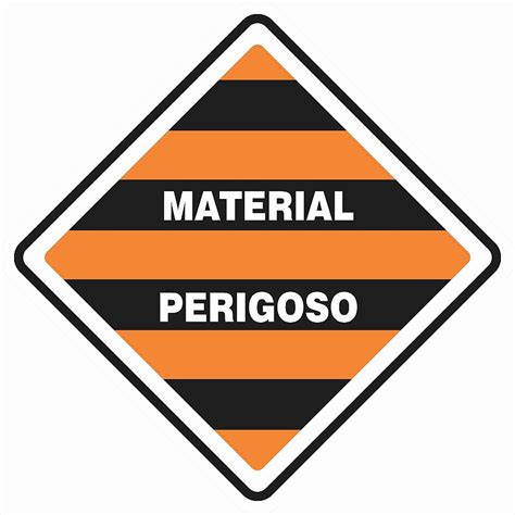 Material Perigoso SR 1006 Fábrica de Placas e Sinalização
