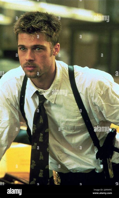 Brad Pitt Se7en 1995 Stock Photo Alamy