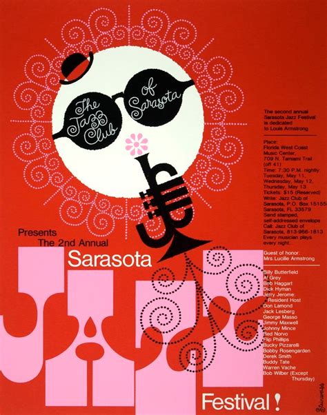 Mid Century Modern Graphic Design Modern Graphic Design Jazz Poster Jazz Festival