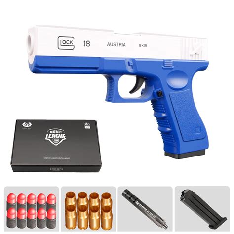 Buy Hhkx100822 Classic Glock And M1911 Soft Bullet Toy Shell Ejecting
