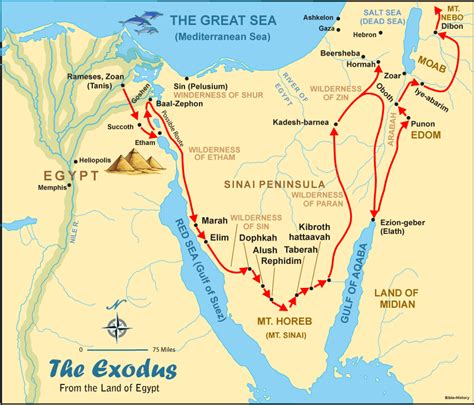 Exodus Map Passover Haggadah By Sam Stabler