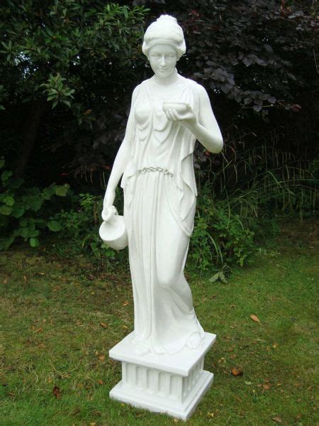 Enigma Hebe Large Marble Resin Statue Woodside Garden Centre Pots