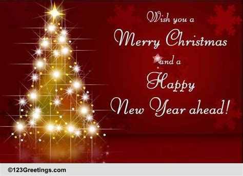 Joy And Good Tidings Free Christmas Tree Light Day Ecards 123 Greetings