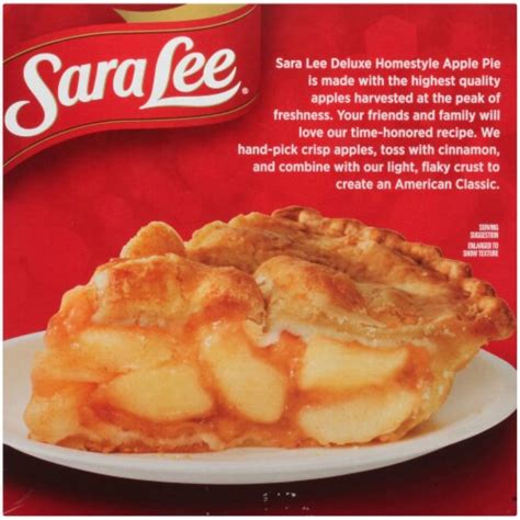 Sara Lee Deluxe Homestyle Apple Pie Oz Kroger